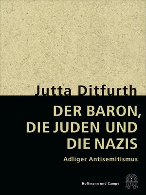 cover image of Der Baron, die Juden und die Nazis